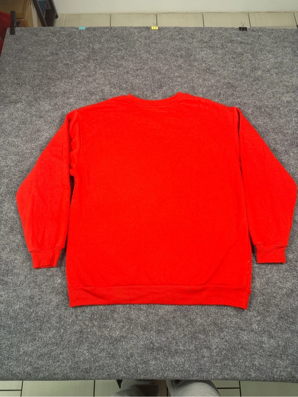 Freeze Red Home Alone Holiday Sweatshirt with White & Yellow Graphics